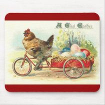 Easter Egg delivery service Mouse Pad