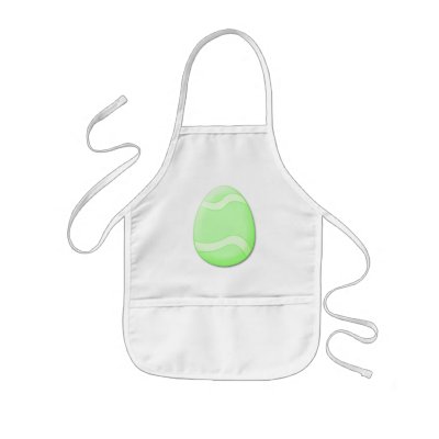 easter eggs designs for kids. Easter egg (green) kids apron. This apron has a very colorful design that is