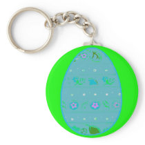 Easter Egg Greeting Key Chains