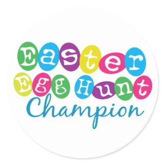Easter Egg Hunt Champion sticker