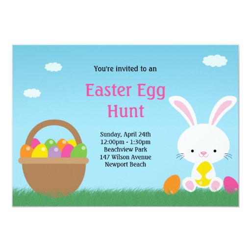 easter egg hunt invitation zazzle easter egg hunt invitations