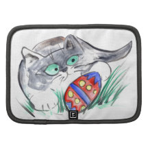 Easter Egg Hunt - Kitten finds an Egg Folio Planners