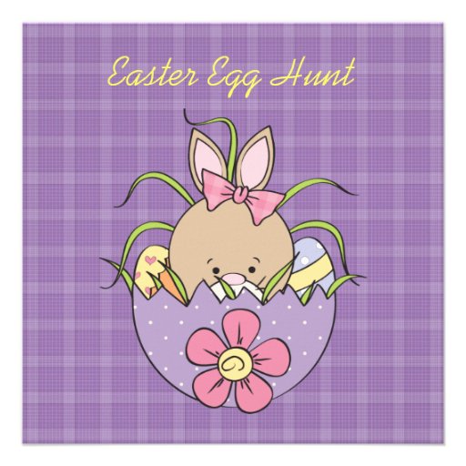 Easter Egg Hunt Party Invitation