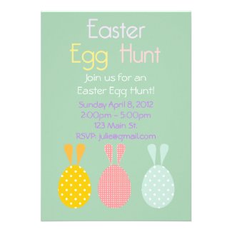 Easter Egg Hunt Personalized Invite