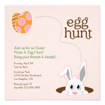 Easter Egg Hunt Picnic Invitation