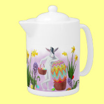 EASTER EGG HUNT TEAPOT teapots