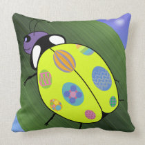 Easter Egg Ladybug Pillow pillows