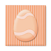 Easter Egg (Orange) Magnet
