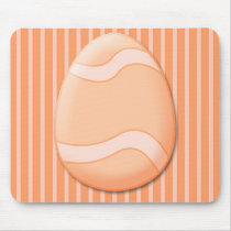 Easter Egg (Orange) Mousepad