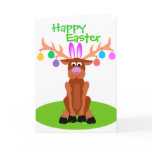 Easter Egg Reindeer Card