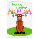 Easter Egg Reindeer Card