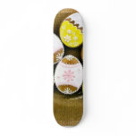 Easter Egg Shaped Biscuits On The Plate Skate Deck