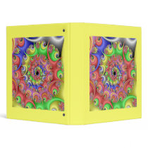Easter Egg Spiral Fractal Binders