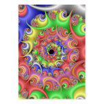 Easter Egg Spiral Fractal Business Card Templates