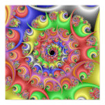 Easter Egg Spiral Fractal Print