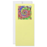Easter Egg Spiral Fractal Rack Card Design