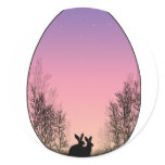 Easter Egg Round Stickers