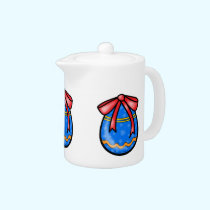 Easter egg teapots