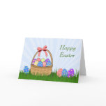 Easter eggs and basket cards