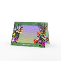 Easter Eggs and Flowers (photo frame) cards