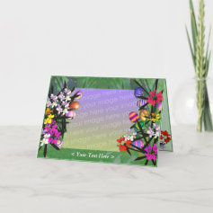 Easter Eggs and Flowers (photo frame) Cards