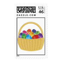 Easter Eggs Basket Postage