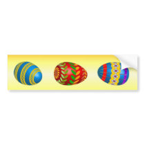 Easter Eggs bumper stickers by Lidusik Easter Eggs bumper stickers