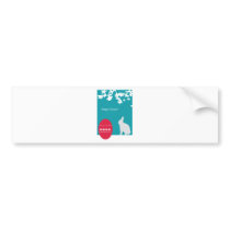 easter- eggs- bunny bumper sticker