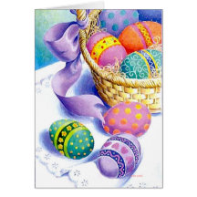 Easter eggs cards