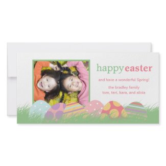 Easter Eggs Easter Photo Greeting Cards photocard