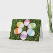 Easter Eggs greeting card