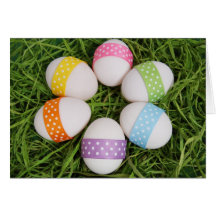 Easter Eggs greeting card