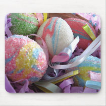 Easter Eggs in a Basket Mouse Mat