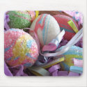 Easter Eggs in a Basket mousepads by beverlytazangel Easter Eggs in a Basket mousepads