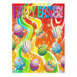 Easter Eggs Ornamental Design Postcards