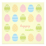 Easter Eggs Picnic party invitation