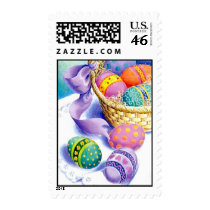 Easter eggs postage stamp