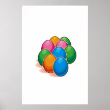 Easter Eggs Posters