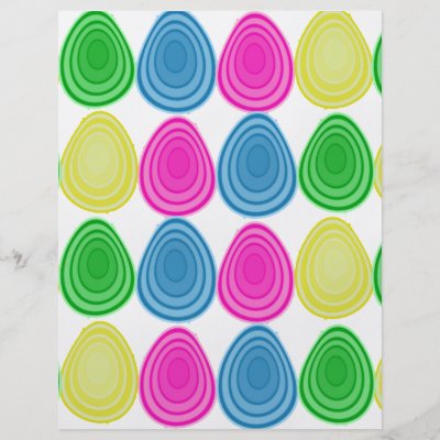 easter eggs pictures to color. EASTER EGGS SCRAPBOOK PAPER