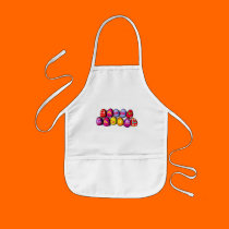 EASTER EGGS SPELLING HAPPY EASTER aprons
