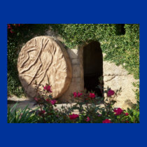 Easter Empty Tomb of Jesus Christ Poster Photo posters