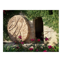 Easter Empty Tomb of Jesus Christ Poster Photo posters