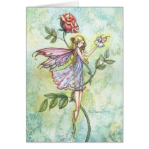 Easter Fairy and Bunny Card by Molly Harrison