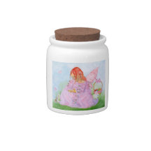 Easter Fairy Bunny Candy Jar