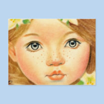 Easter Fairy Flower Postcard postcards