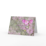 Easter Floral Freesia Greeting Card