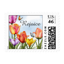 Easter Flowers postage by mousearte Easter Flowers postage