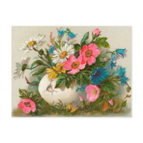 Easter Flowers Postcard