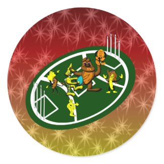 Easter Footy Game sticker