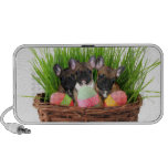 Easter French bulldogs doodle speaker